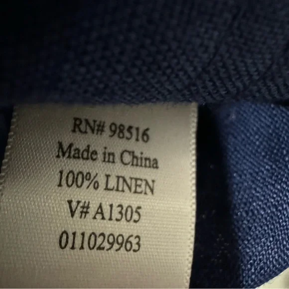 NWT Coldwater Creek 100% Linen Celebrate your Spirit Jacket,‎ Size 14P - Picture 9 of 9